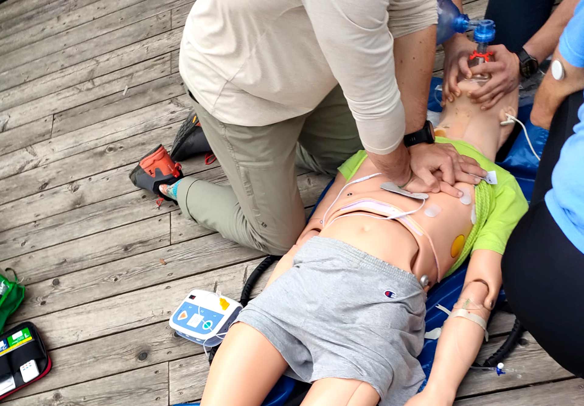 Médecin : gestion des urgences vitales lors des événements sportifs outdoor